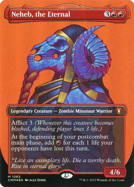 Neheb, the Eternal, Magic card CMM 1062 — Commander Masters set