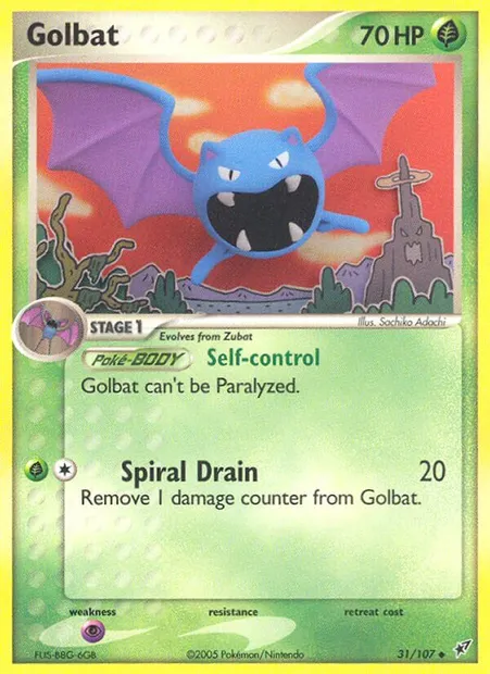Golbat, Pokémon card DX 31 — Deoxys set