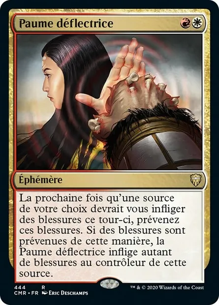 Paume déflectrice, carte Magic CMR 444 — extension Commander Legends