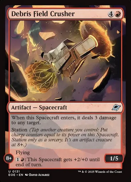 Debris Field Crusher, Magic card EOE 131 — Edge of Eternities set