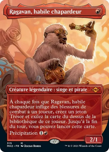 Ragavan, habile chapardeur, carte Magic MH2 315 — extension Horizons du Modern 2
