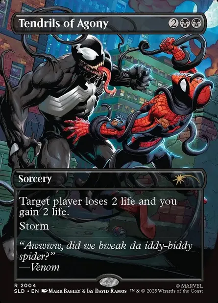 Tendrils of Agony, Magic card SLD 2004 — Secret Lair Drop set