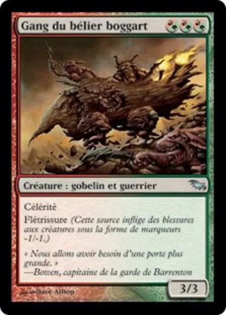 Gang du bélier boggart, carte Magic SHM 203 — extension Sombrelande