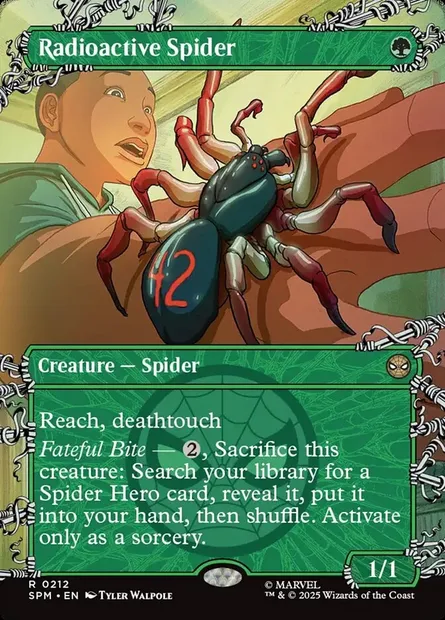 Radioactive Spider, Magic card SPM 212 — Marvel's Spider-Man set
