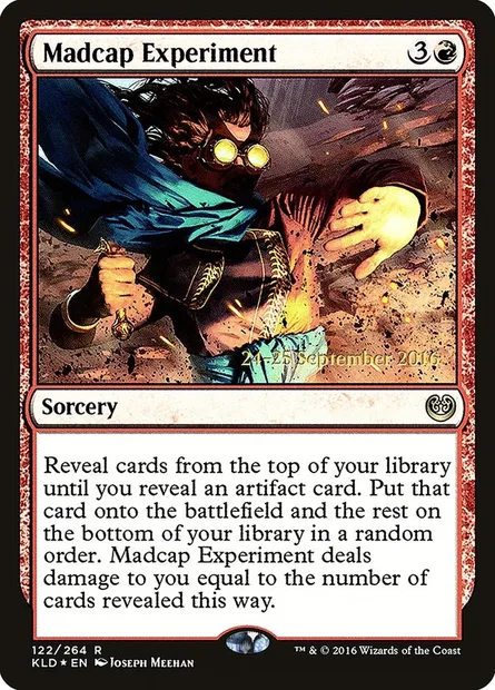 Madcap Experiment, Magic card PKLD 122s — Kaladesh Promos set
