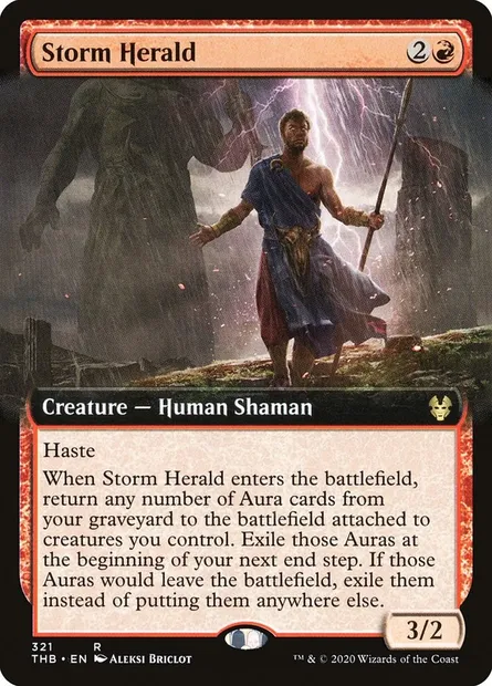Storm Herald, Magic card THB 321 — Theros Beyond Death set