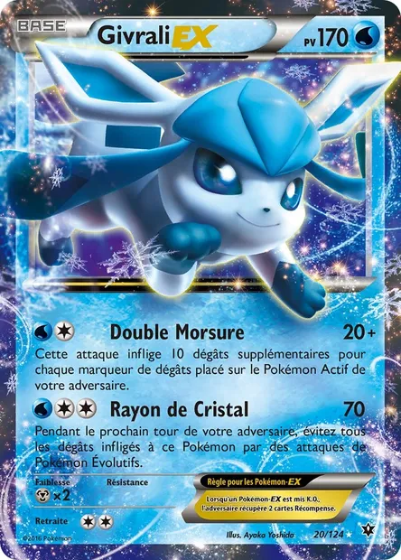 Givrali EX, carte Pokémon FCO 20 — extension Impact des Destins