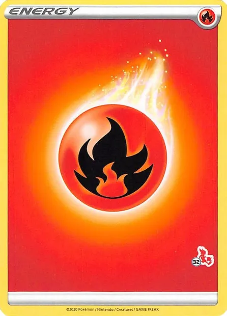 Énergie Feu, carte Pokémon BA22 ct302820 — extension Battle Academy 2022