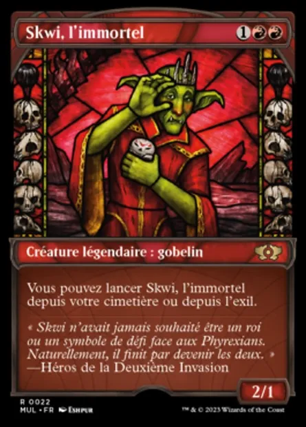 Skwi, l'immortel, carte Magic MUL 22 — extension Multiverse Legends