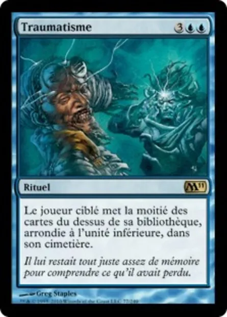 Traumatisme, carte Magic M11 77 — extension Magic 2011