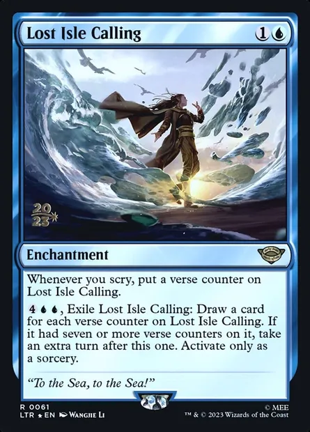 Lost Isle Calling, Magic card PLTR 61s — Tales of Middle-earth Promos set