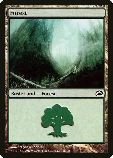 Forest, Magic card PC2 156 — Planechase 2012 set
