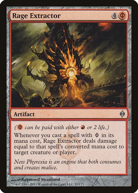 Rage Extractor, Magic card NPH 91 — New Phyrexia set
