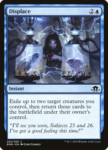 Displace, Magic card EMN 55 — Eldritch Moon set