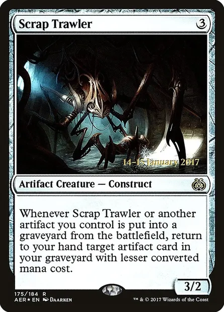 Scrap Trawler, Magic card PAER 175s — Aether Revolt Promos set