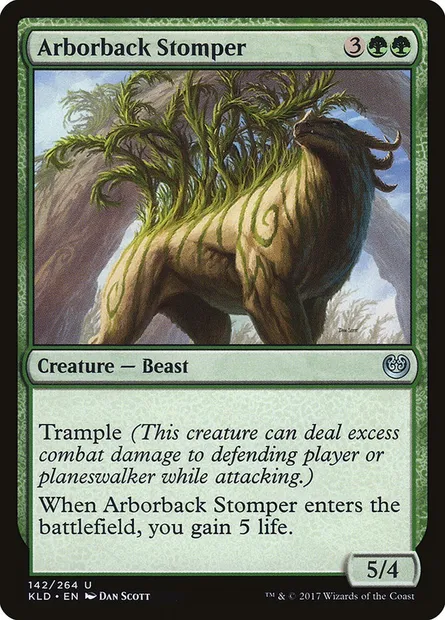 Arborback Stomper, Magic card KLD 142† — Kaladesh set