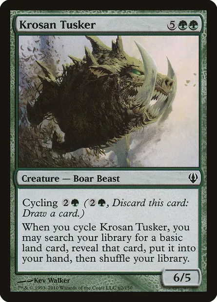 Terrocorne krosian, carte Magic ARC 62 — extension Archenemy