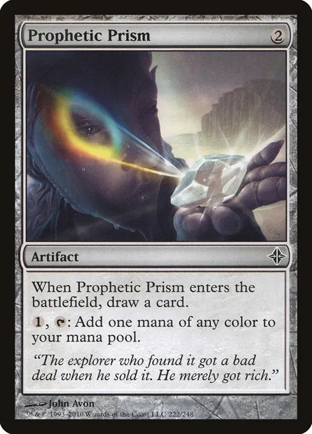 Prophetic Prism, Magic card ROE 222 — Rise of the Eldrazi set