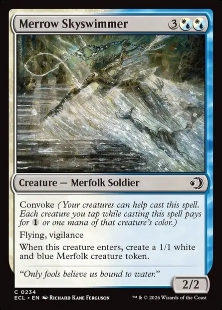 Merrow Skyswimmer, Magic card ECL 234 — Lorwyn Eclipsed set