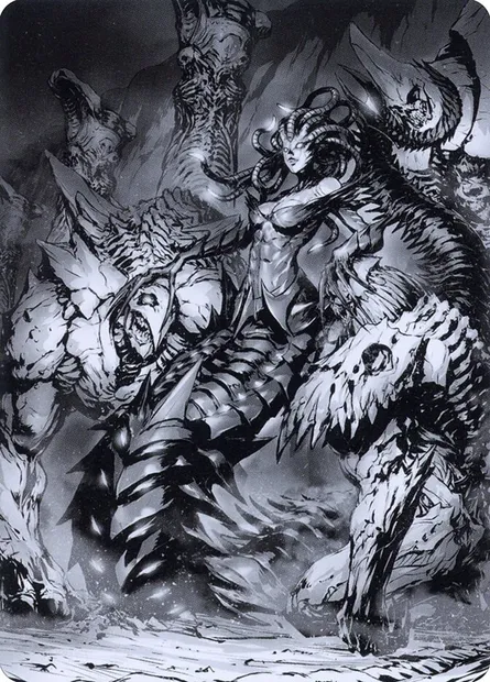 Vraska, Betrayal's Sting // Vraska, Betrayal's Sting, Magic card AONE 72 — Phyrexia: All Will Be One Art Series set