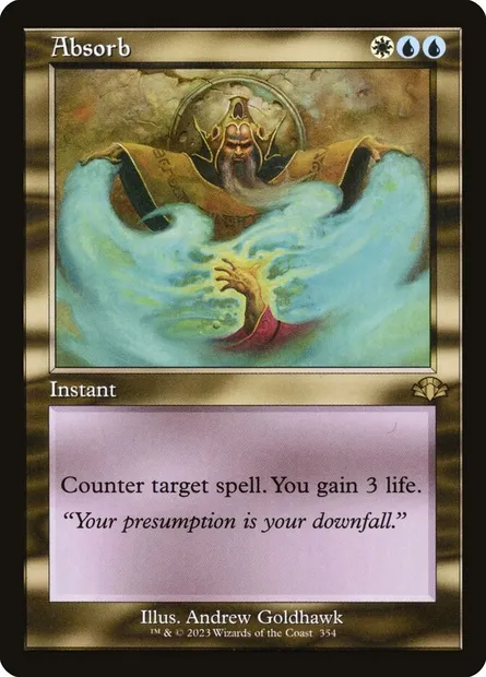 Absorb, Magic card DMR 354 — Dominaria Remastered set