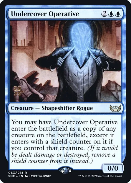 Undercover Operative, Magic card PSNC 63s — Streets of New Capenna Promos set