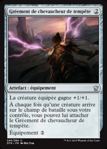 Gréement de chevaucheur de tempête, carte Magic DTK 245 — extension Les Dragons de Tarkir