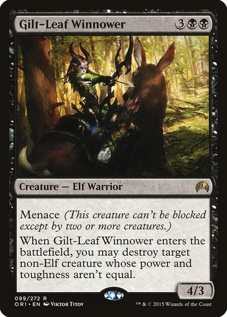 Gilt-Leaf Winnower, Magic card ORI 99 — Magic Origins set