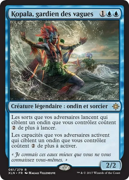 Kopala, gardien des vagues, carte Magic XLN 61 — extension Ixalan