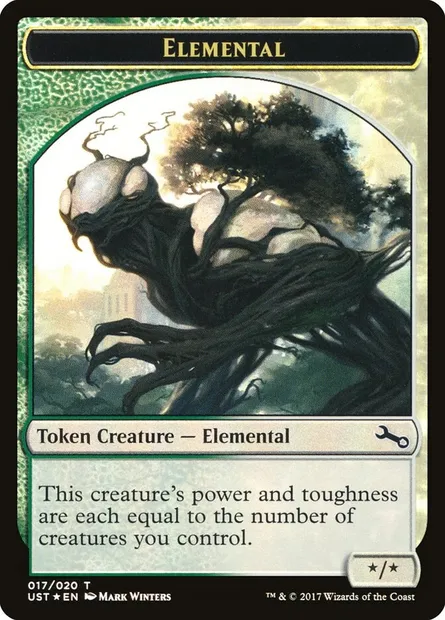 Elemental // Elemental, carte Magic TUST 17 — extension Unstable Tokens