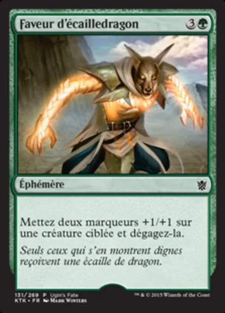Faveur d'écailledragon, carte Magic UGIN 131 — extension Ugin's Fate