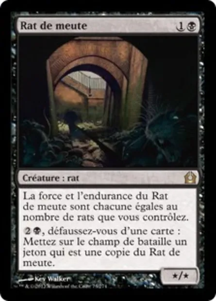 Rat de meute, carte Magic RTR 73 — extension Retour à Ravnica