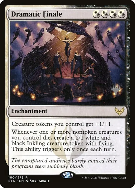 Final dramatique, carte Magic PSTX 180p — extension Strixhaven: School of Mages Promos