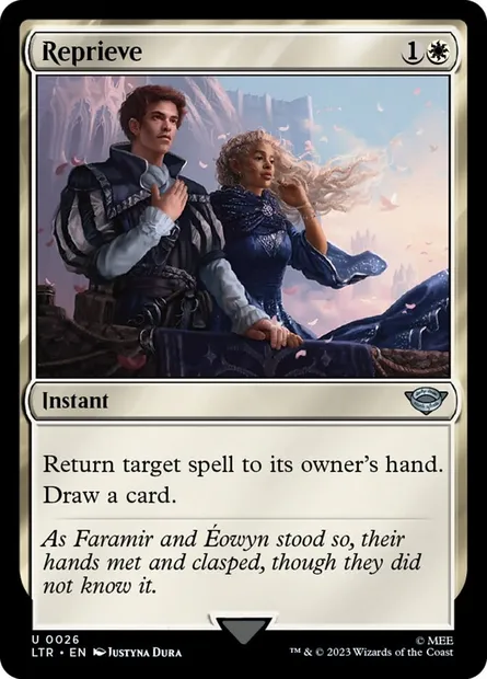 Reprieve, Magic card LTR 26 — The Lord of the Rings: Tales of Middle-earth set