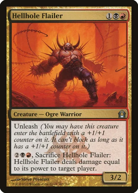 Hellhole Flailer, Magic card RTR 167 — Return to Ravnica set