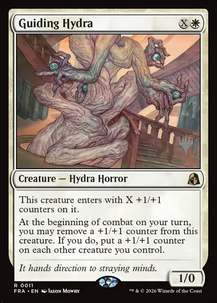 Hydre conseillère, carte Magic PFRA 11p — extension Reality Fracture Promos