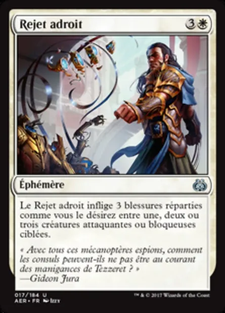 Rejet adroit, carte Magic AER 17 — extension La révolte éthérique