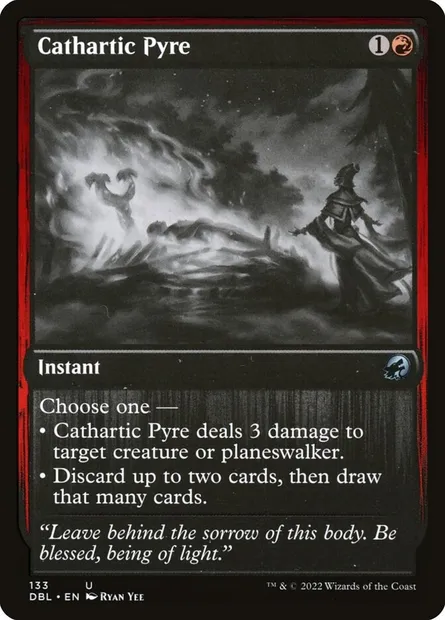 Cathartic Pyre, Magic card DBL 133 — Innistrad: Double Feature set