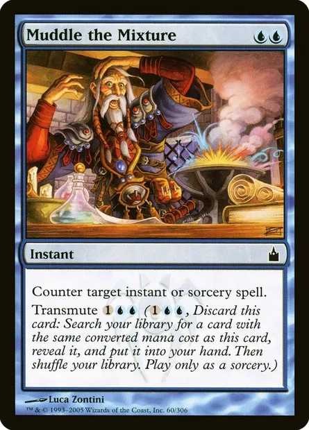 Muddle the Mixture, Magic card RAV 60 — Ravnica: City of Guilds set
