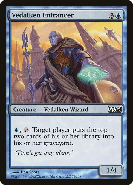 Vedalken Entrancer, Magic card M13 76 — Magic 2013 set