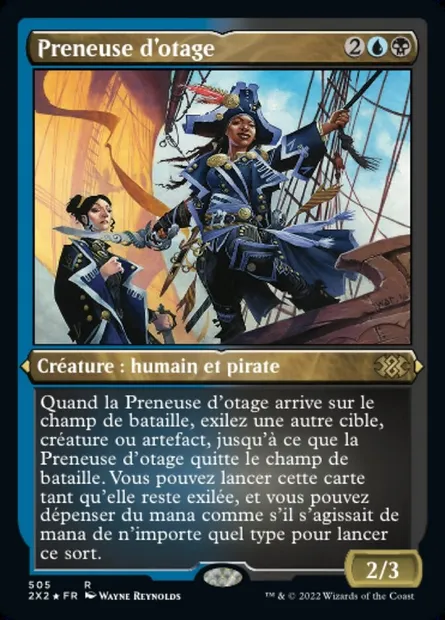 Preneuse d'otage, carte Magic 2X2 505 — extension Double Masters 2022