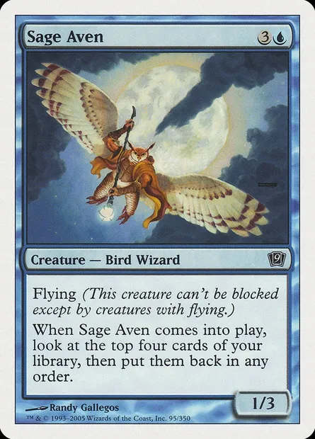 Sage Aven, Magic card 9ED 95 — Ninth Edition set