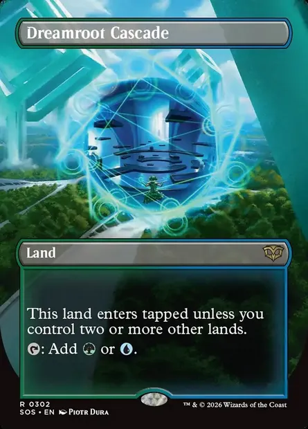 Dreamroot Cascade, Magic card SOS 302 — Secrets of Strixhaven set