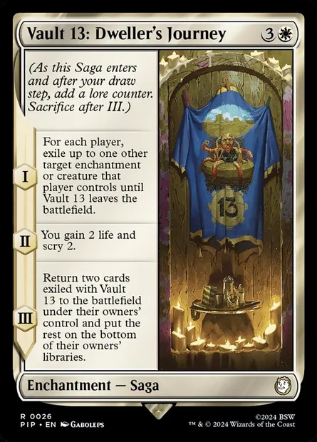 Vault 13: Dweller's Journey, Magic card PIP 26 — Fallout set