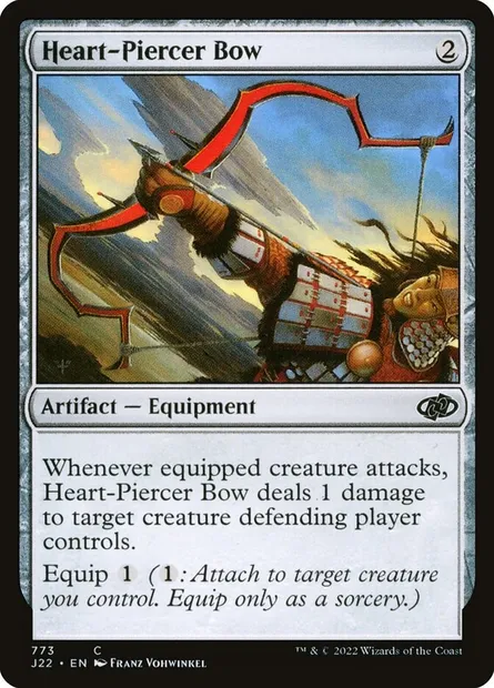 Heart-Piercer Bow, Magic card J22 773 — Jumpstart 2022 set
