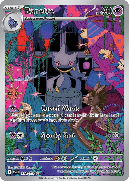 Banette, Pokémon card ASC 234 — Ascended Heroes set