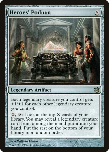 Heroes' Podium, Magic card BNG 159 — Born of the Gods set