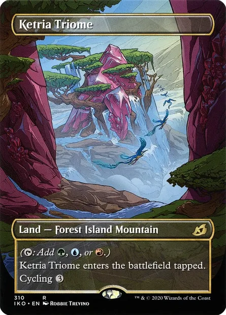 Ketria Triome, Magic card IKO 310 — Ikoria: Lair of Behemoths set