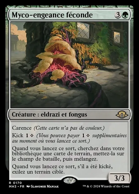 Myco-engeance féconde, carte Magic MH3 170 — extension Modern Horizons 3