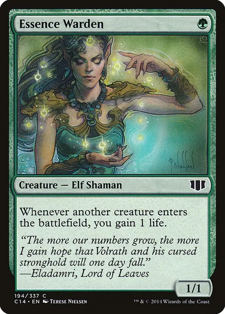 Essence Warden, Magic card C14 194 — Commander 2014 set